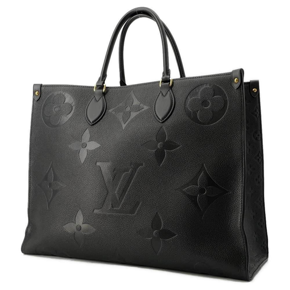 Louis Vuitton Bag OnTheGo Black Tote Empreinte Shoulder Monogram